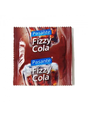 Kondomy s příchutí - Pasante kondomy Cola - 1 ks - pasantecola-ks
