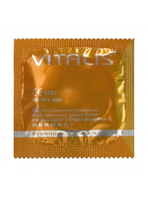 Kondomy s příchutí - Vitalis kondomy Kokos - 1 ks - vitaliscoco-ks