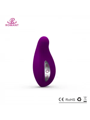 Vibrátory na klitoris - Romant Olina silikonový vibrátor na klitoris fialový - RMT036C