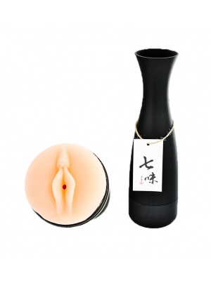 Vibrační vaginy - BOOM Japanise Bottle of Wine - vibrační umělá vagína - BOM00043