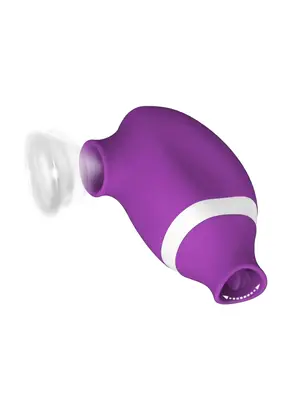 Tlakové stimulátory na klitoris - BASIC X podtlakový stimulátor klitorisu 2v1 fialový - BSC00153pur