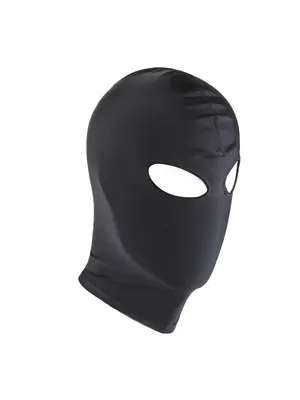 Masky, kukly a pásky přes oči - BASIC X maska na obličej s otvory pro oči černá - BSC00165