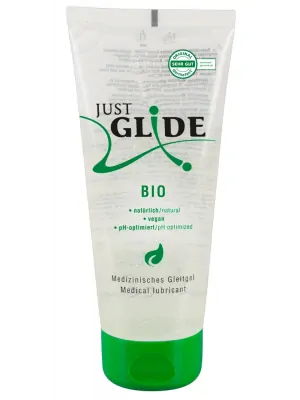 Lubrikační gely na vodní bázi - Just Glide BIO Lubrikační gel 200 ml - 6249340000