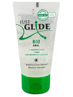 BIO a Vegan lubrikační gely - Just Glide BIO Anal Lubrikační gel 50 ml - 6249420000