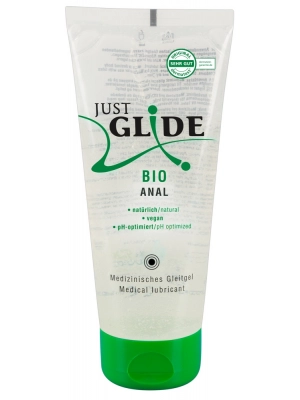 BIO a Vegan lubrikační gely - Just Glide BIO Anal Lubrikační gel 200 ml - 6249500000