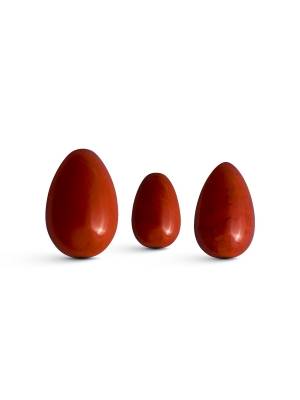 Kegelovy kuličky a vaginální činky - Yoni vajíčka sada 3 ks - jaspis - Yonijaspis