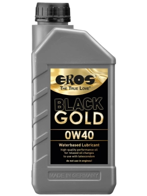 Lubrikační gely na vodní bázi - Eros Black Gold OW40 Lubrikant 1 l - 6224430000