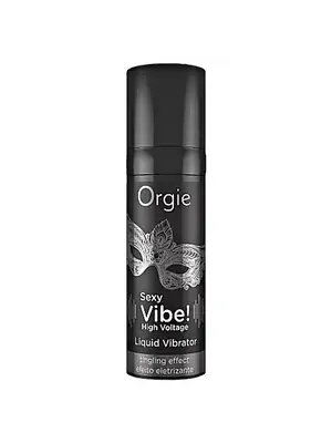 Tipy na valentýnské dárky pro ženy - Orgie Sexy Vibe! tekutý vibrátor High Voltage 15 ml - 6252560000
