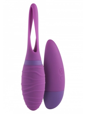 Vibrační vajíčka - Helix vibrační vajíčko na dálkové ovládání fialové - s10380purple
