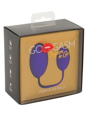 Vibrační vajíčka - GoGasm vibrační vajíčko pro vagínu a análek fialové - 5349510000