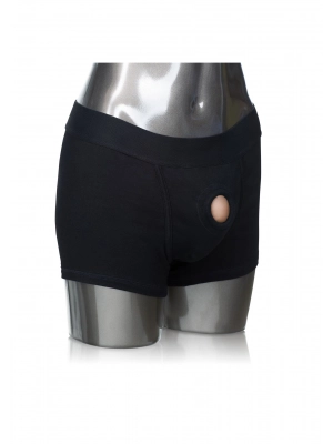 Připínací penis - CalExotics boxerky Strap-on/spodní prádlo pro packer - s13486lxl - L/XL
