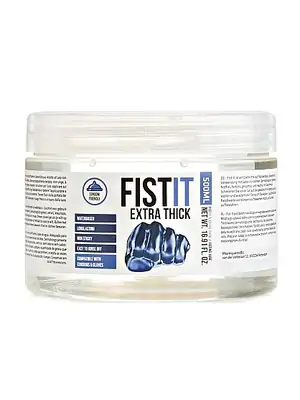 Lubrikační gely na vodní bázi - Fist-it Extra Thick Fisting anální lubrikační gel 500 ml - shmPHA058
