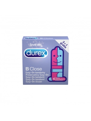 Standardní kondomy - DUREX kondomy B Close 4 ks - durex-Bclose-4ks