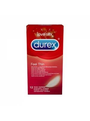 Ultra jemné a tenké kondomy - DUREX kondomy Feel Thin 12 ks - durex-FeelThin-12ks