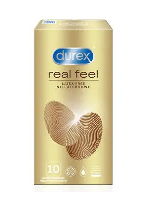 Kondomy bez latexu - DUREX kondomy Real Feel 10 ks - durex-RealFeel-10ks