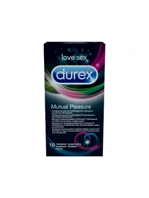 Vroubkované kondomy, kondomy s vroubky - DUREX kondomy Mutual Pleasure 10 ks - durex-MutualPleasure-10ks