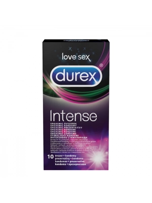 Vroubkované kondomy, kondomy s vroubky - DUREX kondomy Intense Orgasmic 10 ks - durex-IntenseOrgasmic-10ks