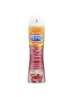 Lubrikační gely s příchutí nebo vůní - Durex Play Cherry lubrikační gel 50 ml - durex-PlayCherry-50ml
