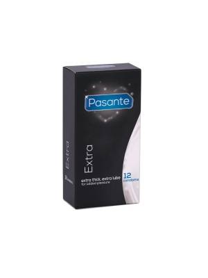Extra bezpečné a zesílené kondomy - Pasante zesílené kondomy Extra 12 ks - pasanteExtra-12ks