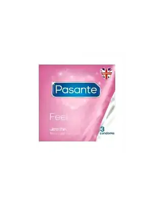 Ultra jemné a tenké kondomy - Pasante kondomy Sensitive 3 ks - pasanteSensitive-3ks
