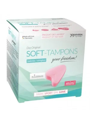Menstruační pomůcky - Joydivision Soft pěnový tampon Mini 3 ks - sf12204