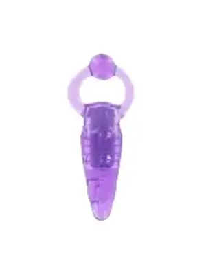 Vibrační anální kolíky - BOOM Finger Patron anální  kolíček vibrační fialový - BOM00073
