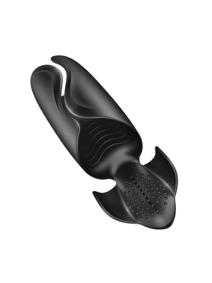 Vibrační masturbátory - BASIC X Orlando vibrační masturbátor černý - BSC00201