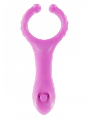 Mini vibrátory - C-Ring Stimulátor na klitoris - růžový - s10311