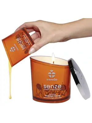 Masážní svíčky - Swede Senze Blissful masážní svíčka 150 ml - pomeranč a levandule - 6164780000