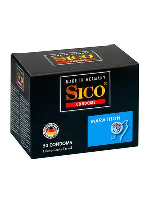 Kondomy prodlužující styk - SICO kondomy Marathon 50 ks - ec10187