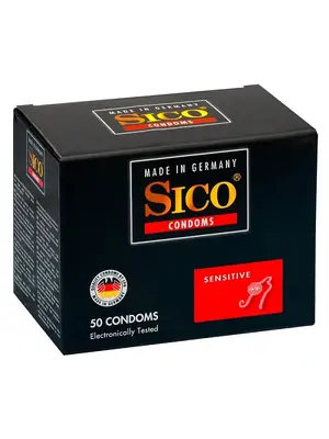 Velká balení kondomů - SICO kondomy Sensitive 50 ks - ecS10217