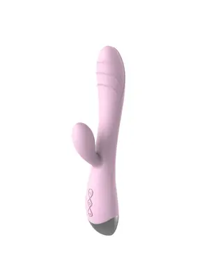 Rotační a rabbit vibrátory - BASIC X Philip rabbit vibrátor světle růžový - BSC00206pnk