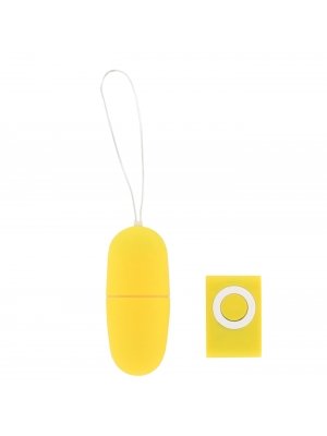 Vibrační vajíčka - BASIC X Fabio vibrační vajíčko na dálkové ovládání žluté - BSC00208yellow