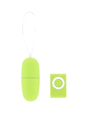 Vibrační vajíčka - BASIC X Fabio vibrační vajíčko na dálkové ovládání zelené - BSC00208green