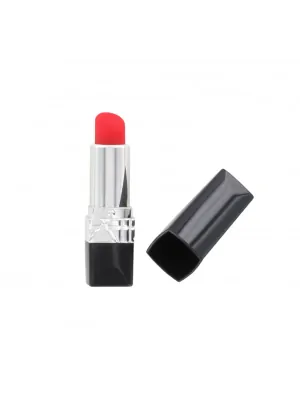Mini vibrátory - BASIC X Lipstick  vibrátor stříbrný - BSC00212sil