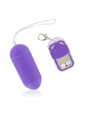 Vibrační vajíčka - Vibrační vajíčko na dálkové ovládání fialové - X0006