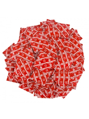 Kondomy s příchutí - Durex kondomy London Rot - jahoda 100 ks - 4109260000