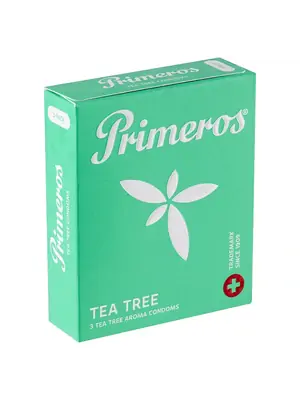 Speciální kondomy - Primeros Tea Tree kondomy 3 ks - 8594068390644