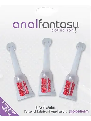 Lubrikanty pro anální sex - Anal Fantasy Moist Anální lubrikační gel 3x10 ml - dc45360