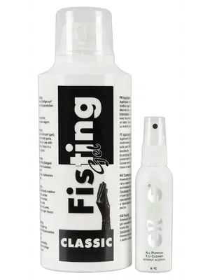 Lubrikanty na fisting - Fisting Classic lubrikační gel 500 ml + zdarma Čistící sprej 50 ml - 6103990000