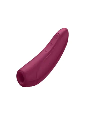 Tlakové stimulátory na klitoris - Satisfyer Curvy 1+ vínový - 4061504001821