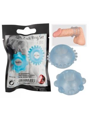 Erekční kroužky nevibrační - You2Toys Erekční kroužek 2ks - modrý - 5135980000