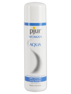 Lubrikační gely na vodní bázi - Pjur Woman Aqua Lubrikační gel 100 ml - 6177500000