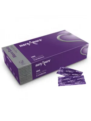 Standardní kondomy - MoreAmore kondomy Basic Skin 1 ks - E29090-ks