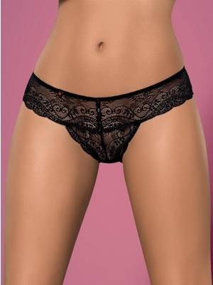 Erotické kalhotky - Obsessive tanga Miamor - 5901688209905 - L/XL černá