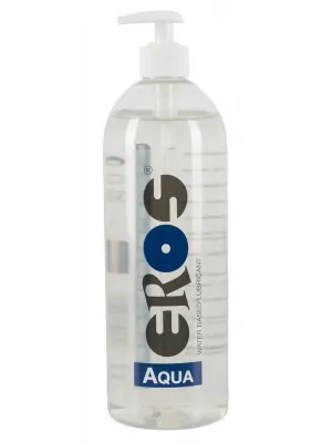 Lubrikační gely na vodní bázi - Eros Aqua Bottle Lubrikační gel 1 l - 6133710000