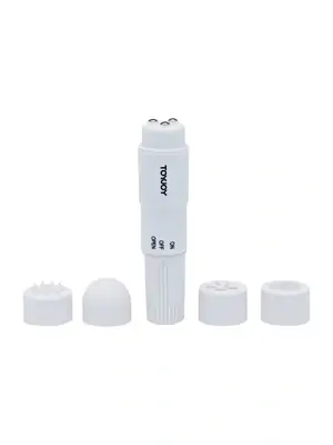 Mini vibrátory - Stimulátor Rakeťák bílý - s10322white