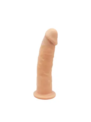 Připínací penis - Dream Toys Real Love Dildo 7,5Inch Flesh - termoreaktivní dildo tělové 19 cm - dc21557