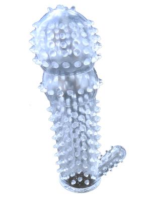 Návleky na penis - BASIC X Palanga stimulační návlek na penis transparentní - BSC00243