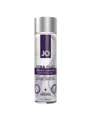 Silikonové lubrikační gely - JO Xtra Silky Silikonový lubrikační gel 120 ml - E31214